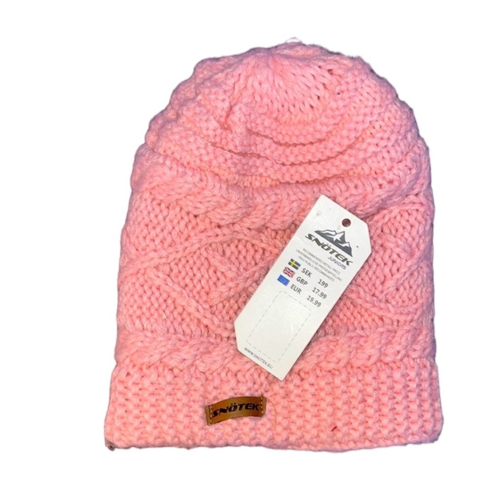 New! Snötek Pink Junior Winter Hat